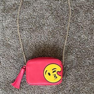 Olivia Manner Red Emoji Purse
